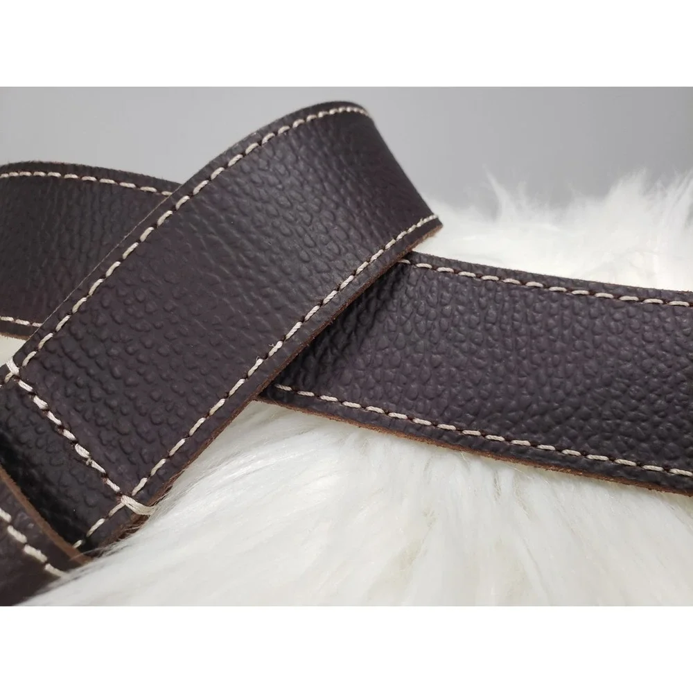 NEW Men's Timberland 38-40 Leather Belt Size Large Solid‎ Full Grain Leather